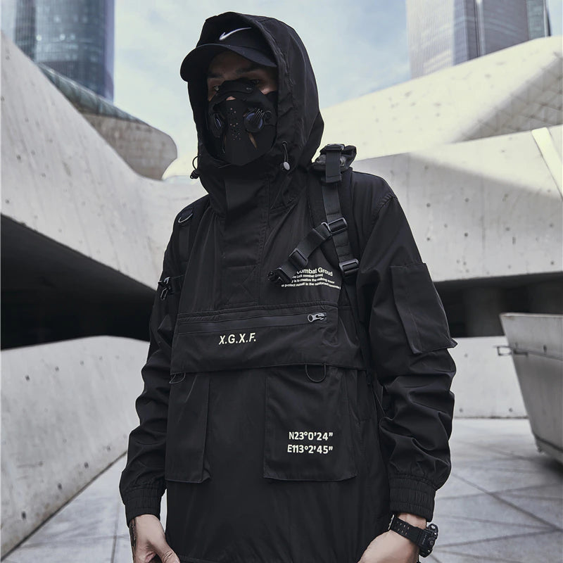 XGXF Tactical Cargo Windbreaker