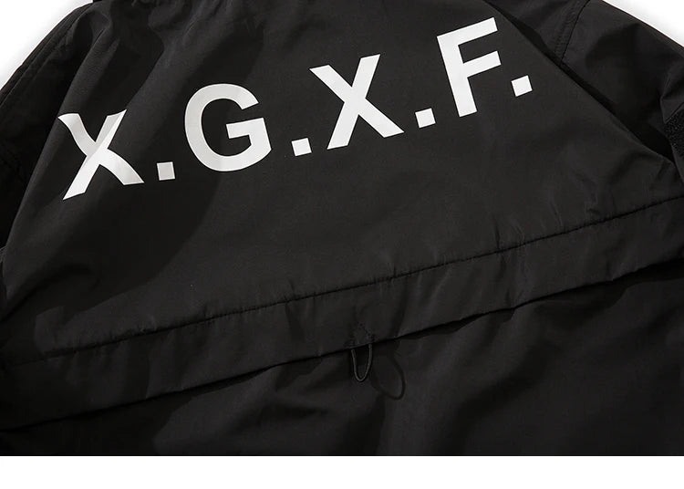 XGXF Tactical Cargo Windbreaker