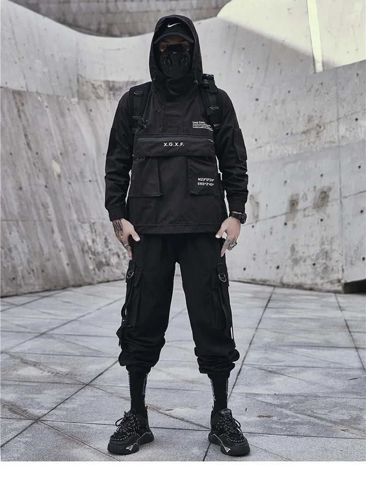 XGXF Tactical Cargo Windbreaker