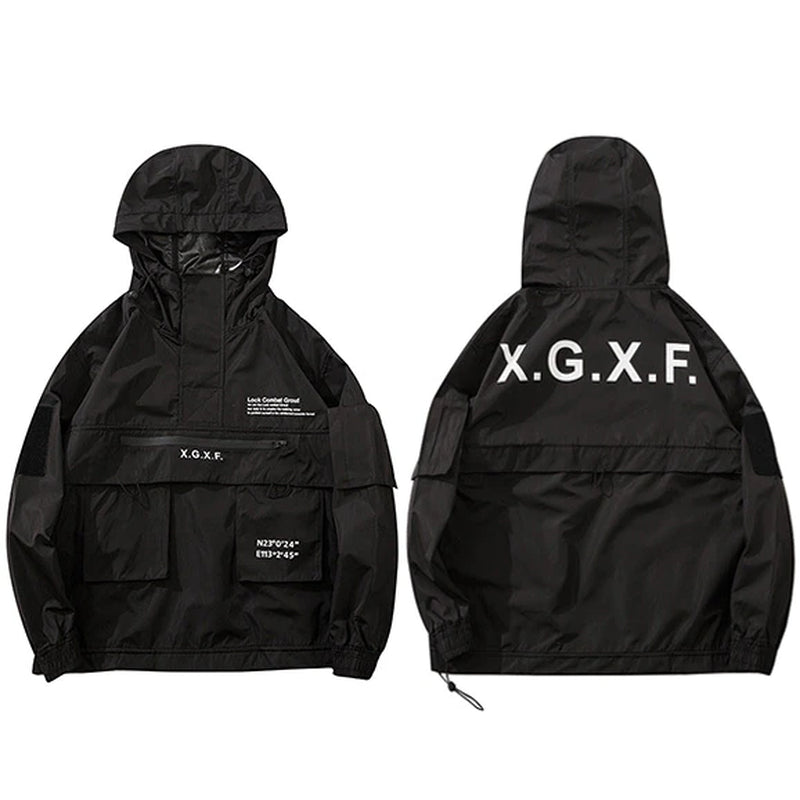 XGXF Tactical Cargo Windbreaker