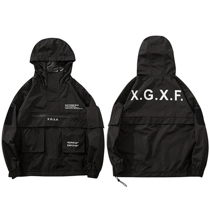 XGXF Tactical Cargo Windbreaker